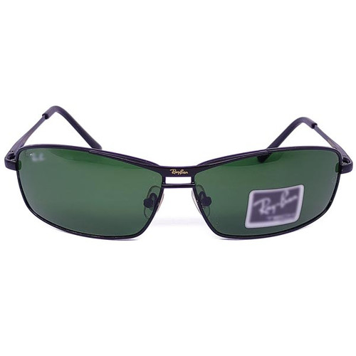 Green Lens Classic Metal Frame Sunglasses