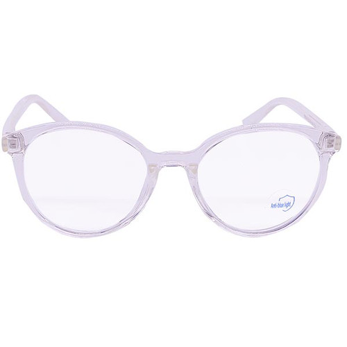 Cat Eye Design Transparent Blue Ray Cut Eyeglass