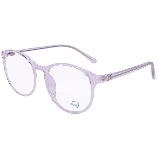 Round Shape Transparent Blue Ray Cut Eyeglass