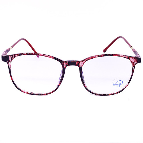 Blue Ray Cut Stylish Eyeglass - Rosewood Pink