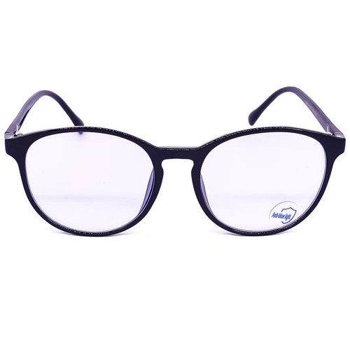 Round Black Frame Blue Light Blocking Eyeglass