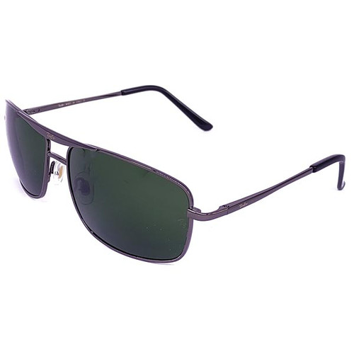 Classic Black Frame Green Lens Sunglasses