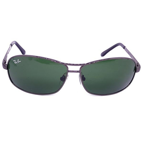 Green Lens Black Frame Classy Sunglasses
