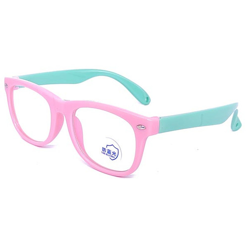 Kids Pink Frame UV Protected Eyeglass