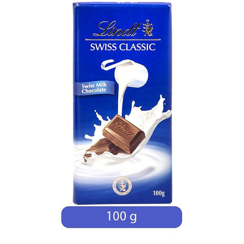 Lindt Swiss Classic Milk Chocolate 100g