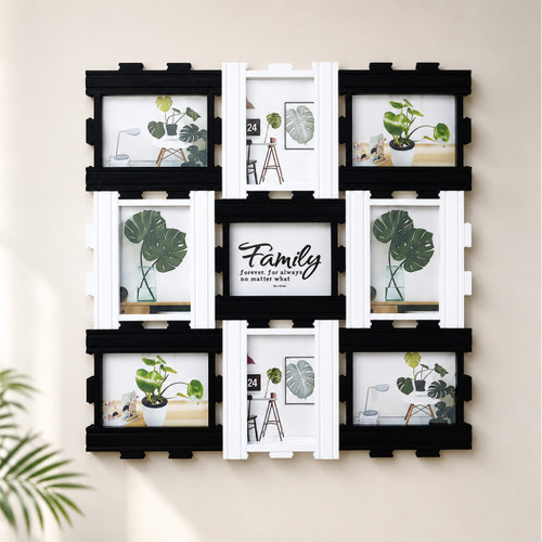 9 in 1 Photo Collage Family Photo Frame