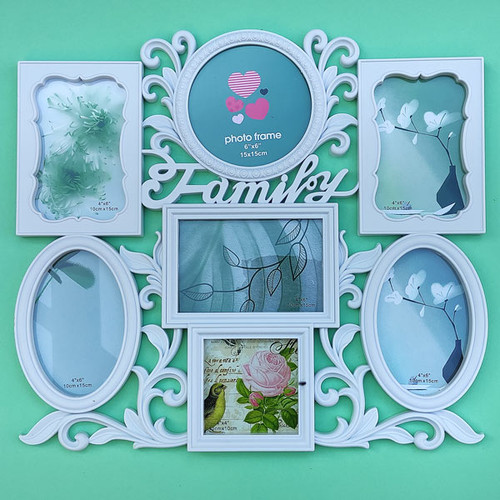 Family Photo Frame Home Decor 7 in 1