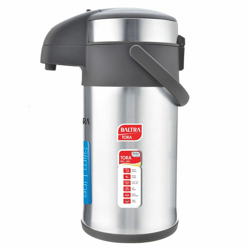Baltra SS Vacuum Air Pot Flask (Double Walled) Tora 4 Ltr - BSL 289