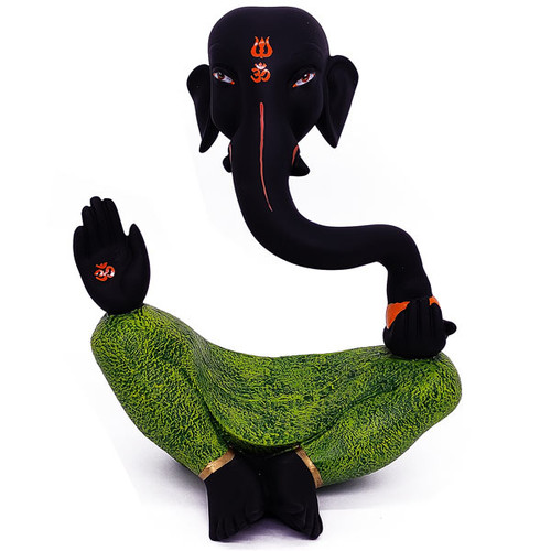 Ganesh on Trunk Abstract Idol For Home Decor