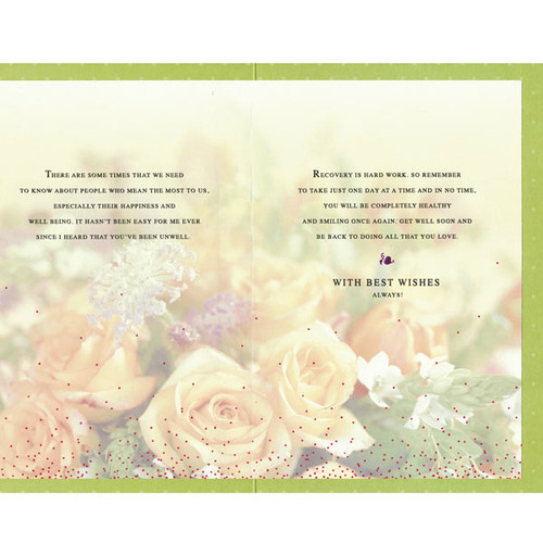 Feel Better Get Well Soon Greeting Card
