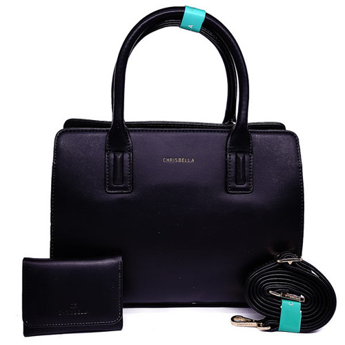 Classic Black Chrisbella Ladies Hand Bag