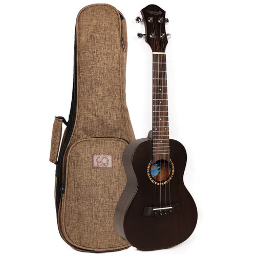 Wooden Dream Maker Ukulele 24" Tall - Dark Brown