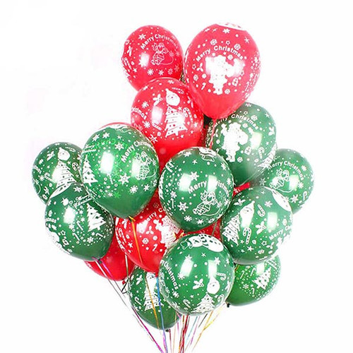 Merry Christmas Decoration Latex Balloons 50 Pcs/Pack