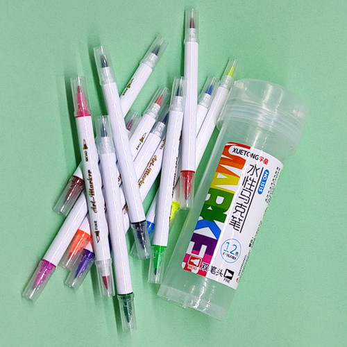 12 Pcs/Set Multi-Color Dual Tip Art Marker
