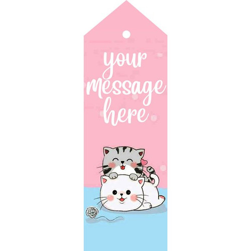Custom Message Print Bookmark for Book Lover