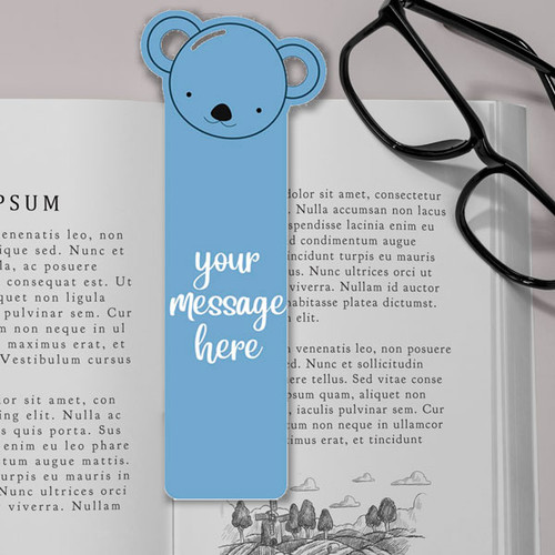Super Cute Design Bookmark with Your Lovely Message Print