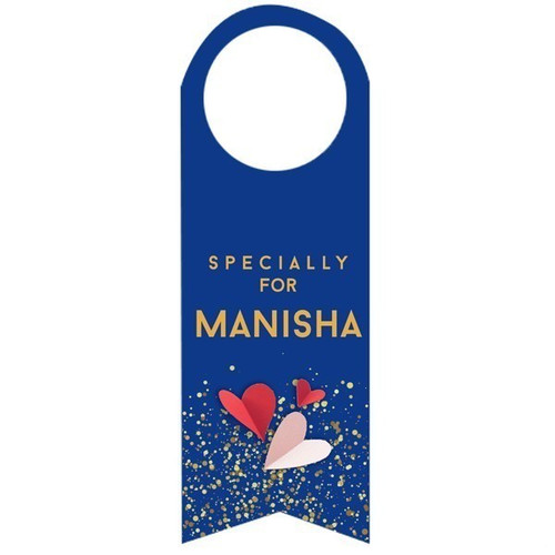 Personalized Wine Tag with Your Recipient's Name