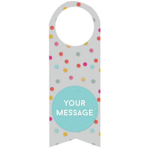 Your Lovely Message Print on Wine Tag