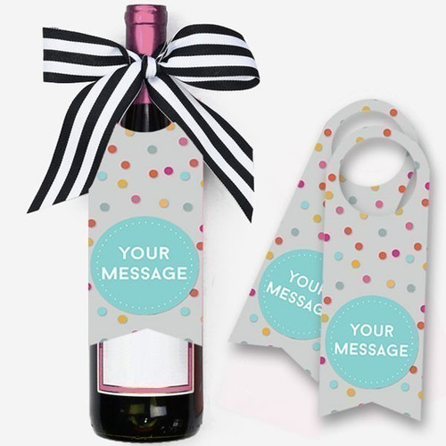 Your Lovely Message Print on Wine Tag