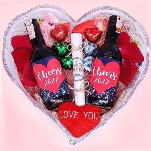 Valentine's Day Treat Love Tray with Your Message Print