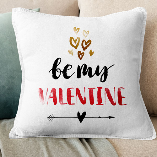 "Be My Valentine" Printed Cushion Gifts