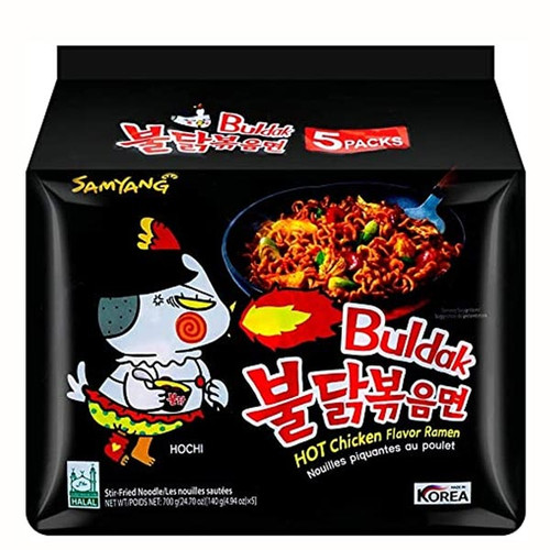 Samyang Buldak Hot Chicken Flavor Ramen (Pack of 5)