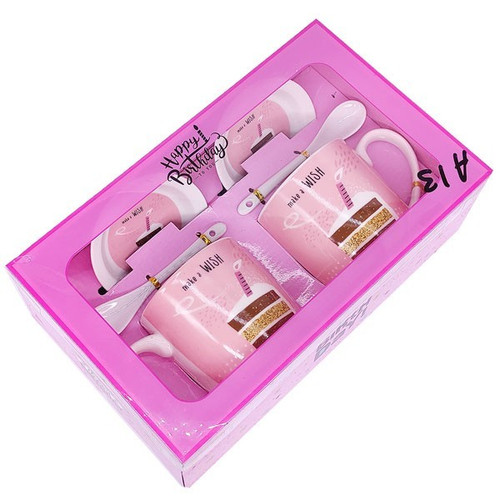 'Make a Wish' Printed Birthday Mug Gift Set