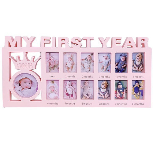 'My First Year' Baby Keepsake Frame for Memories