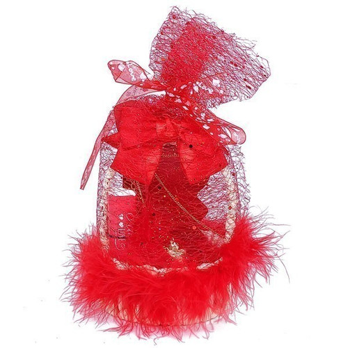 Cute Red Beautiful Basket Message Showpiece