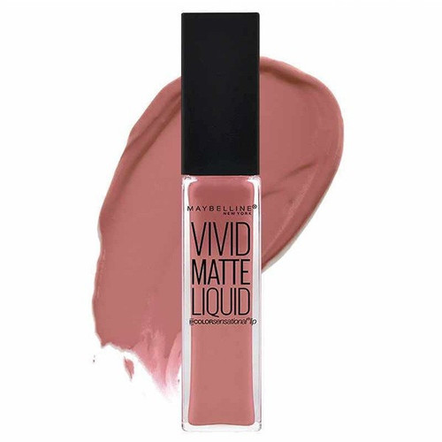 Maybelline Vivid Matte Liquid Lip Gloss - 50 Nude Thrill