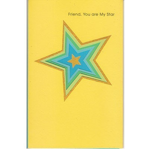 Friend, You Are My Star Greeting Card