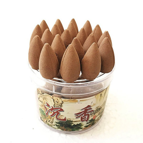 Dingze 40Pcs/Box Backflow Incense Burner Fragrant Cone
