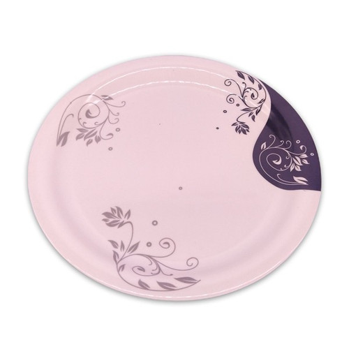 6 Pcs Melamine Printed Dinner Plate Set