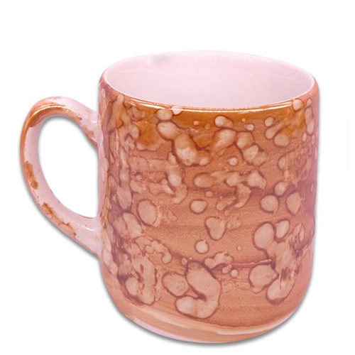 Brown Colour Texture Design 6 Pcs Cup Set