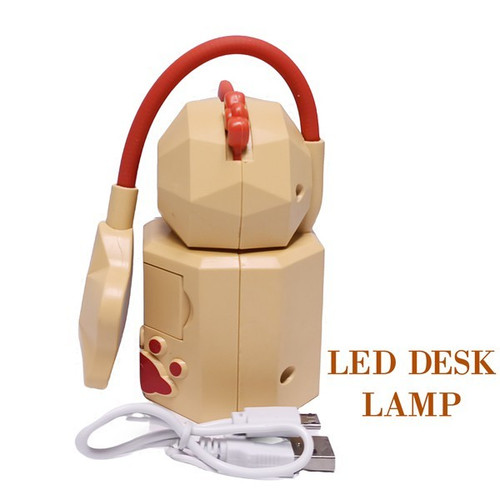 DianDi Flexible Foldable USB Rechargeable LED Desk Lamp