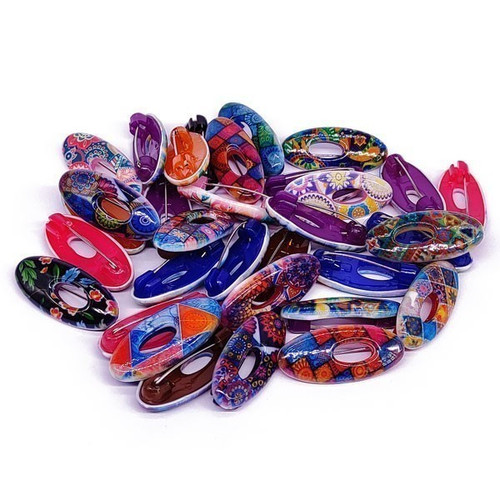 Girls Fancy Colourful Designer Safety Pin