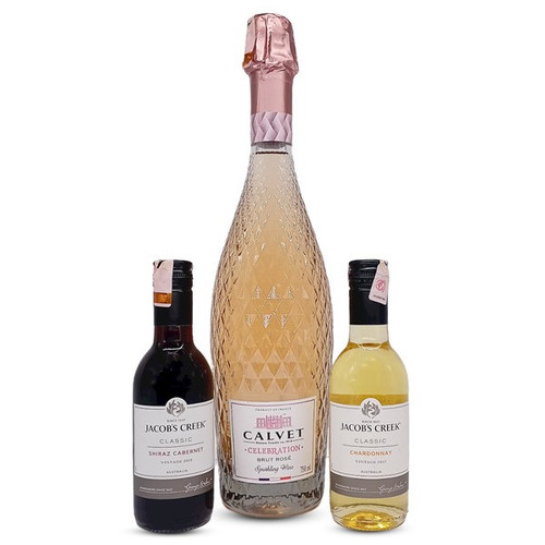 Jacobs Creek Mini Wine and Calvet Celebration Wine Combo