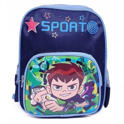 Cartoon Ben 10 Printed Kids School Bag