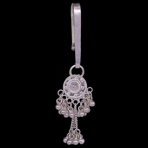 Pure Silver Saree Challa Waist Key Chain
