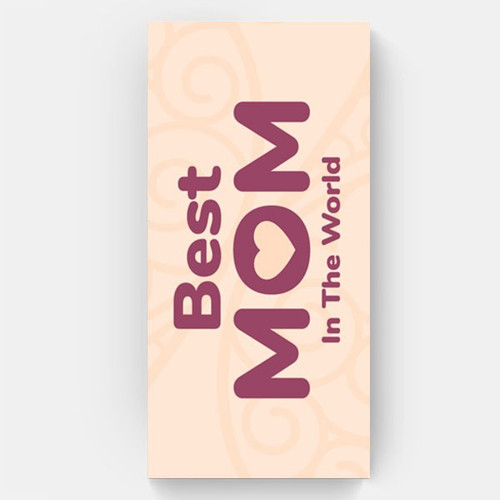 Best Mom in the World Printed - Premium Lindt Lindor Chocolate