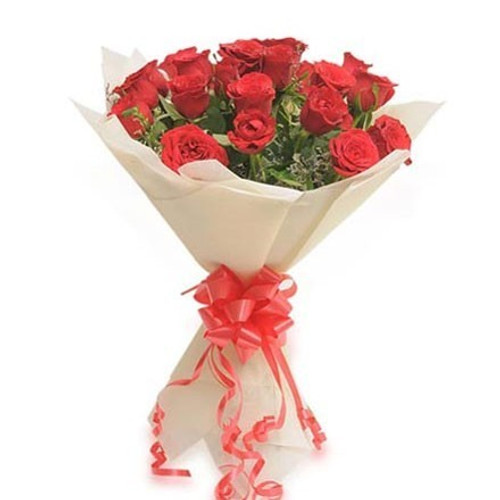 Beautiful 27 Red Roses Bouquet Wrapper