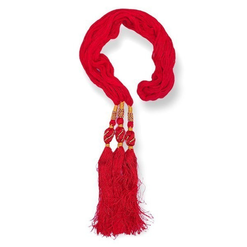 Traditional Nepali Red Chulthi Dhago/Furka - Design may vary