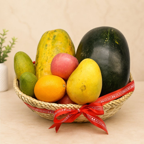 Seasonal Fresh Mixed Fruits Basket