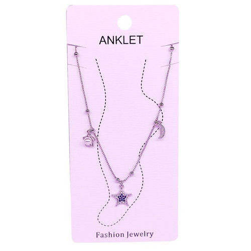 Trendy Star Design Fashion Jewellery Anklet