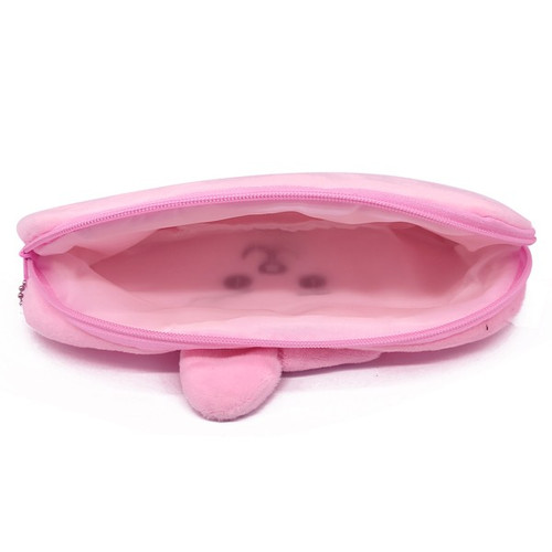 Pink Soft Cartoon Pencil/Cosmetic Purse