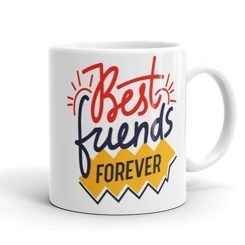"Best Friends Forever" Ceramic Coffee Mug