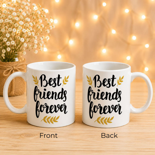 Ceramic Coffee Mug For Best Friends Forever
