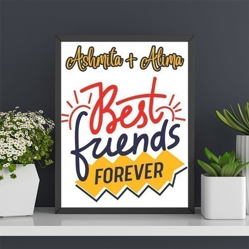 Personalize Photo Frame Gift For "Best Friend Forever" (A4 Size)
