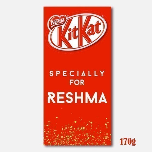 Personalized Name Printed On Kitkat Chocolate Wrapper - 170g