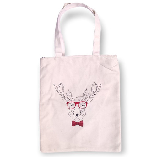 Elegant & Artistic Deer Printed Tote Bag